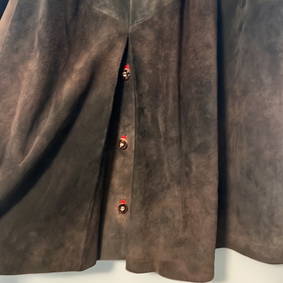 Authentic Austrian suede skirt. EU 38 - Picture 3 of 6